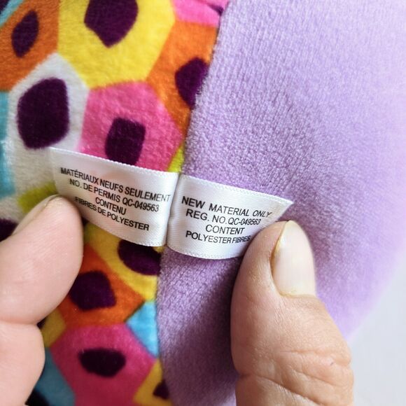 Rainbow Squish-A-Boos Plush Giselle TY Squishies Leopard 10 Inch May 12 Birthday - Picture 13 of 14